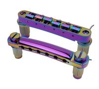 ostituzione Del Ponte Per Chitarra Per LP SG Chitarra Stop Bar Tailpiece Ponte Con Ancore E Perni(Purple)