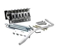 ostituzione Del Ponte Per Chitarra Ponte A Sella Con Tremolo Singolo A 6 Corde E Leva Vibrato Per Chitarra Elettrica ST(Silver1)