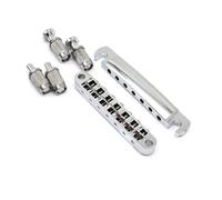 ostituzione Del Ponte Per Chitarra Ponte E Cordiera Con Perni Set Da 7 Corde Adatto Per Chitarra Elettrica SG LP(Silver)