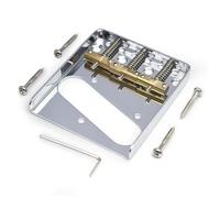 ostituzione Del Ponte Per Chitarra Ponte Fisso A 3 Corde Con Codice Di Compensazione In Rame Per Chitarra Elettrica TL(Chrome)