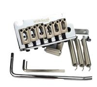 ostituzione Del Ponte Per Chitarra Ponte Tremolo Double Swing Cromato Argento A 2 Punti Per Chitarra Elettrica ST