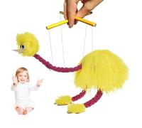 OSTRICH PUPPET - Marionette Interattiva Fatta A Mano Per Pretese Gioco Divertente | Bambola Per Burattino Realistica | Figura Di Struzzo Per Narrazione Di Educazione Educativa Per Bambini Legami Famil
