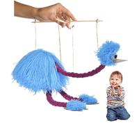 OSTRICH PUPPET - Marionette Interattiva Fatta A Mano Per Pretese Gioco Divertente | Bambola Per Burattino Realistica | Figura Di Struzzo Per Narrazione Di Educazione Educativa Per Bambini Legami Famil