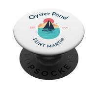 Ostriche Stagno Saint Martin St Maarten PopSockets PopGrip Adesivo