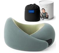 Ostrichpillow Go Neck Pillow - Cuscino da Viaggio in Memory Foam, Design Ergonomico a 360º, Lati Asimmetrici, Borsa da Viaggio Inclusa, Fodera Lavabile in Modal