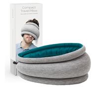 Ostrichpillow Light - Cuscino da Viaggio & Cuscino per Power Nap - Comfort Premium & Leggerezza, Regolabile alla Tua Testa, Piccolo & Versatile, Design Reversibile, Facile da Pulire (Blue Reef)