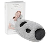 Ostrichpillow Mini - Cuscino da Viaggio Mini per Uomini, Donne, Bambini - Comfort di Alta Qualità, Compatto & Leggero, Posizioni di Riposo Versatili, Facile da Pulire (Midnight Grey)