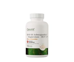 OstroVit - Ashwagandha KSM-66® + Magnesio + B6 P-5-P (90 Capsule Vegane)