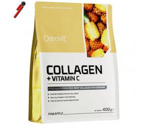 Ostrovit, Collagen + Vitamina C, 400 g Collagene in polvere