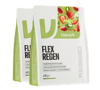 OstroVit Flex Regen 2 x 400 g al gusto di fragola e kiwi