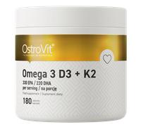 OstroVit Omega 3 D3+K2 180 capsule