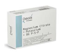 OstroVit Pharma Citrato di magnesio + Potassio + B6 P-5-P 60 capsule
