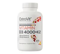 OstroVit Vitamina D3 4000 UI + K2 100 - Vitamin D3 4000 IU + K2 100 (100 Compressa)
