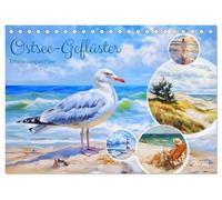 Ostsee-Geflüster - Entspannung am Meer (Tischkalender 2026 DIN A5 quer), CALVENDO Monatskalender: Die beruhigende Schönheit der Ostsee im Ölmalstil