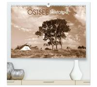 Ostsee-Nostalgie (hochwertiger Premium Wandkalender 2026 DIN A2 quer), Kunstdruck in Hochglanz: Zwölf nostalgische Traumreisen an die Ostsee