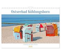 Ostseebad Kühlungsborn. Erholung mit allen Sinnen (Wandkalender 2026 DIN A4 quer), CALVENDO Monatskalender: Kühlungsborn in 12 lichten, freundlichen Bildern