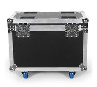 Osusuent Flight Case in Pelle Nera per Impieghi Gravosi con Ruote e Maniglia Retrattile Adatto alla Wash Zoom Teste Mobili 19X15W