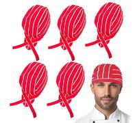 Osuter Berretti da Cuoco Regolabile Cappello da Cuoco Cotone Copricapo da Cucina Giapponese Chef Cappello Bandana Cucina