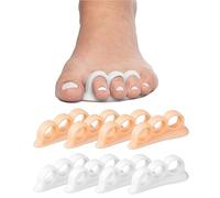 OSUWLSI 4pcs Raddrizza Dita dei Piedi, Cuscinetti a Sollievo per Sovrapposizione Toes Separates-Dita Incrociate e più & di Dita a Martello & Toe Artiglio Alluce Valgo Correttore