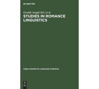 Osvaldo Jaeggli Studies in Romance Linguistics (Copertina rigida)