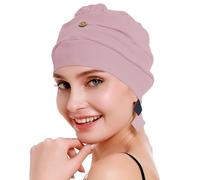 osvyo Copricapo da donna in cotone chemo con cancro e perdita di capelli, cappello in cotone, copricapo leggero, confezione sigillata, Taglia unica
