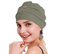 osvyo Copricapo da donna in cotone chemo con cancro e perdita di capelli, cappello in cotone, copricapo leggero, confezione sigillata, Taglia unica