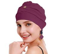 osvyo Copricapo da donna in cotone per donne malate di cancro, in chemioterapia, affette da perdita di capelli, leggero, in confezione sigillata, Taglia unica