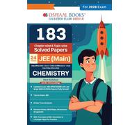 Oswaal 183 Chapter-wise & Topic-wise Solved Papers JEE (Main) | Online (2012-2025) & Offline (2002-2018) | Chemistry Book | For 2026 Exams