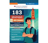 Oswaal 183 Chapter-wise & Topic-wise Solved Papers JEE (Main) | Online (2012-2025) & Offline (2002-2018) | Mathematics Book | For 2026 Exams