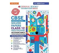 Oswaal CBSE Class 12 Accountancy Question Bank 2023-24 Book (Tascabile)