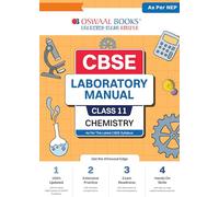 Oswaal CBSE Laboratory Manual Class 11 Chemistry Book ( Latest Edition )