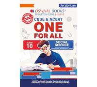 Oswaal CBSE & NCERT One for All Class 10 Social Science (For 2026 Exam)