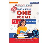 Oswaal CBSE & NCERT One for All Class 12 Mathematics (For 2026 Exam)