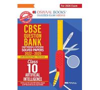 Oswaal CBSE Question Bank Chapterwise and Topicwise SOLVED PAPERS Class 10 Artificial Intelligence For Exam 2026