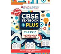 Oswaal CBSE Textbook Plus for Mathematics Class 10 (For 2025 Exam)