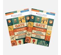 Oswaal GATE 16 Years' Solved Papers Year-wise 2010 to 2025 (Set of 2 Books) | General Aptitude & Engineering Mathematics | For 2026 Exam