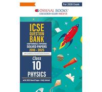 Oswaal ICSE Question Bank Chapterwise & Topicwise Solved Papers Class 10 Physics For 2026 Exam