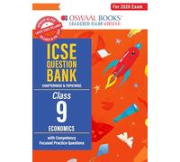 Oswaal ICSE Question Bank Chapterwise & Topicwise Solved Papers Class 9 Economics For 2026 Exam