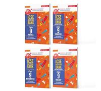 Oswaal ICSE Question Banks Class 9 | Physics | Chemistry | Maths | Biology |Set of 4 Books | For 2026 Exam