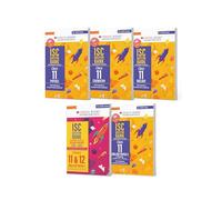 Oswaal ISC Question Bank Chapter-wise Topic-wise Class 11 (Set of 5 Books) Physics, Chemistry, Biology, English Paper-1 & 2 For 2026 Board Exams