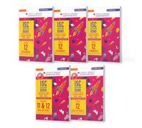 Oswaal ISC Question Bank Chapter-wise Topic-wise Class 12 (Set of 5 Books) Accounts, Economics, Commerce, English Paper-1 & 2 For 2026 Board Exams