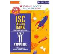 Oswaal ISC Question Bank Chapterwise & Topicwise Solved Papers Class 11 Commerce For 2026 Exam