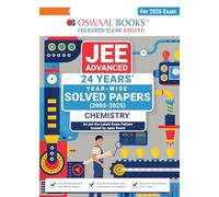 Oswaal JEE Advanced 24 Years' Solved Papers | Year-Wise (2002-2025) Chemistry (For 2026 Exam)