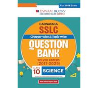 Oswaal Karnataka SSLC Chapterwise & Topicwise Question Bank Class 10 - Science (English Medium)