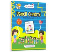 Oswaal Lil Legends My first book of Patterns, Pencil Control Pattern Tracing Book Volume-1 for kids 3+ age group
