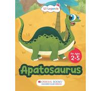 Oswaal Lil Legends: Padded Books, Dino - I am a Apatosaurus Book for Kids