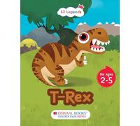 Oswaal Lil Legends: Padded Books, Dino - I am a T-Rex Book for Kids