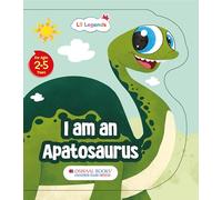 Oswaal Lil Legends: Shaped Board Books, Dino - I am an Apatosaurus