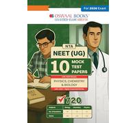 Oswaal NEET (UG) 10 Mock Test Papers Based on Latest NTA Pattern | PHYSICS, CHEMISTRY & BIOLOGY| For 2026 Exam