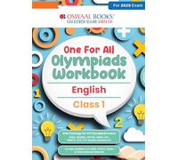 Oswaal One for All Olympiads Workbook Class 1 English For 2025 Exam